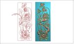 木雕素材 精雕图 jdp 荷花