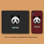 创意手绘熊猫插画手机壳套鼠标垫