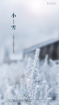 地产 小雪 冬至 立冬 海报