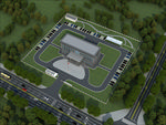 建筑景观鸟瞰图模型3dmax