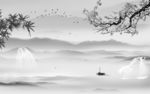 中式山水新风景画 TIF分层