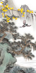 高档 新款山水玄关 TIF分层