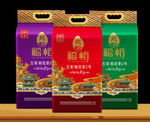 大米包装 米袋设计  稻花香