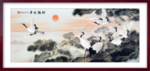 松鹤延年装饰画