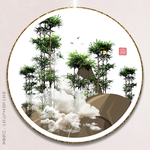 新中式水墨画