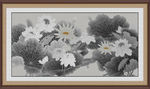国画荷花