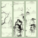 水墨画