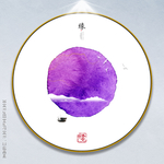 水墨屏风画