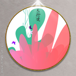 抽象大堂壁画