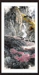 竖幅山水画