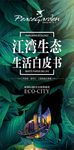 绿色植物叶子健康环保智慧生态城