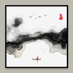 水墨禅境装饰画