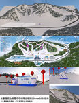 长春世茂莲花山滑雪场3Dmax