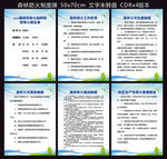 森林防火制度牌