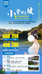 小资野山坡旅游海报