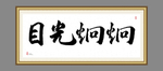 目光炯炯