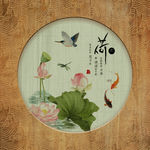 中式复古荷花装饰画
