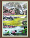 巨幅山水画