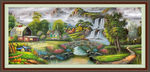 油画风景 风景画 山水风景画