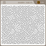 随机不规则现代线条背景矢量素材