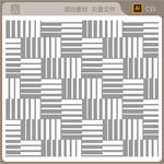 随机不规则现代线条背景矢量素材