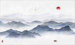 新中式水墨山水