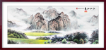 中式山水装饰画