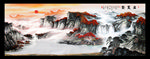 聚宝盆山水画