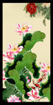中国画荷花