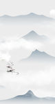 中式意境山水玄关 TIF分层