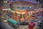 香港街景老海报图片