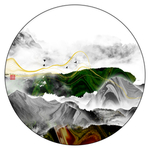 抽象水墨画