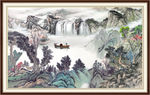 巨幅山水画