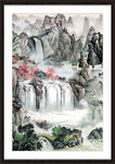 中堂画山水