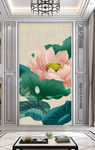 抽象荷花画