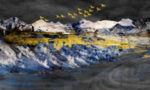 抽象油画