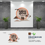 敬老为德养老文化墙