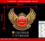 飞翔元素金属车牌