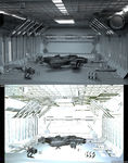 C4D太空科幻机械舱模型工程