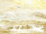 流水生财大理石纹