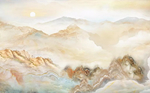 流水生财大理石纹