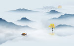 水墨山水画