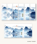 新中式山水画