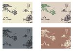 迎客松 山水