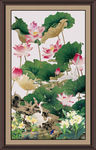 荷花 国画