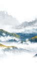 中国风新山水背景画 TIF分层