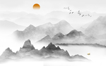 山水背景墙