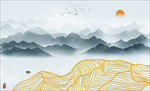 新中式水墨山水