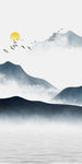奢华 新山水风景画 TIF分层