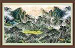 巨幅山水画